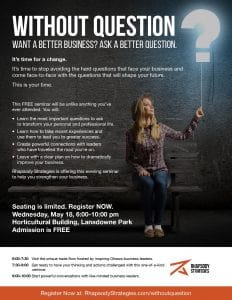 Without Question, Rhapsody Strategies, Business Coaching